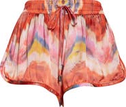 Zimmermann Kindred Spirit Alchemy Relaxed Silk Satin Shorts