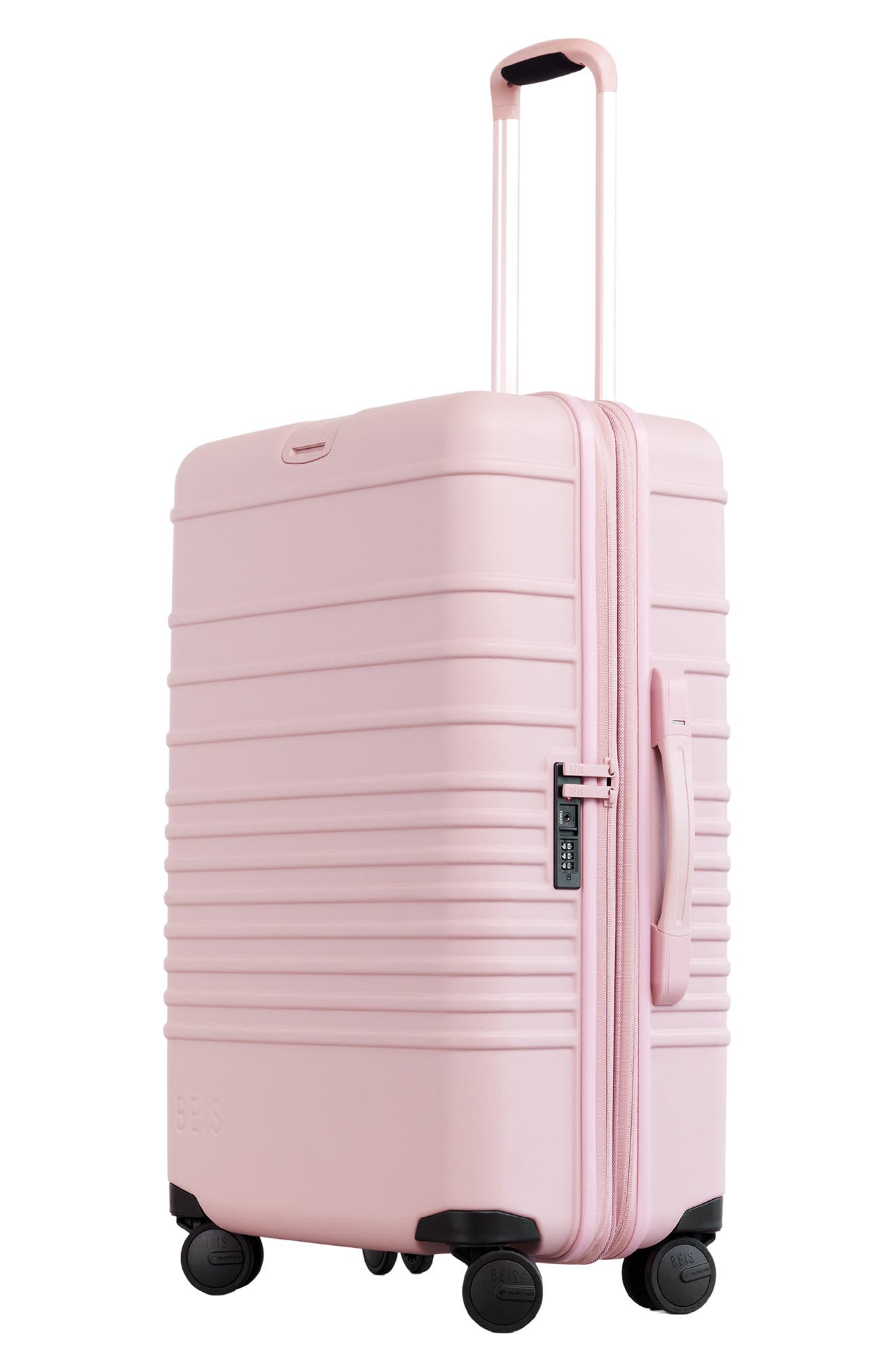 Béis The 26-Inch Check-In Roller Bag, Alternate, color, Atlas Pink