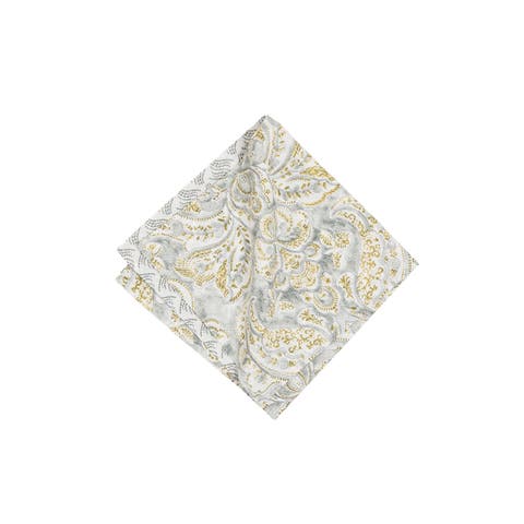 Volterra Damask Cotton Reversible Cloth Napkin Set of 6