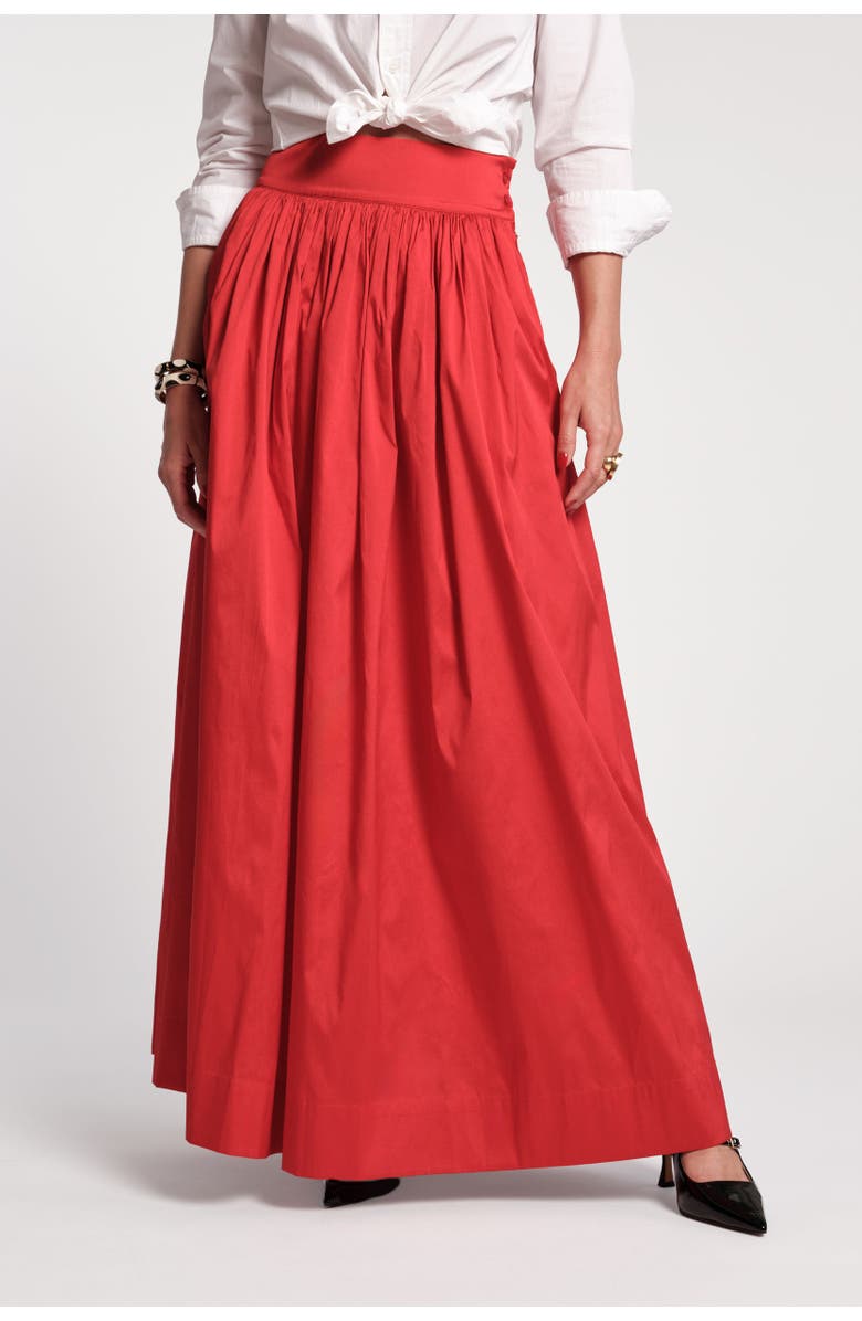Frances Valentine Ball Skirt, Main, color, Red
