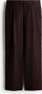 H&M Relaxed Fit Tailored Linen-blend Trousers