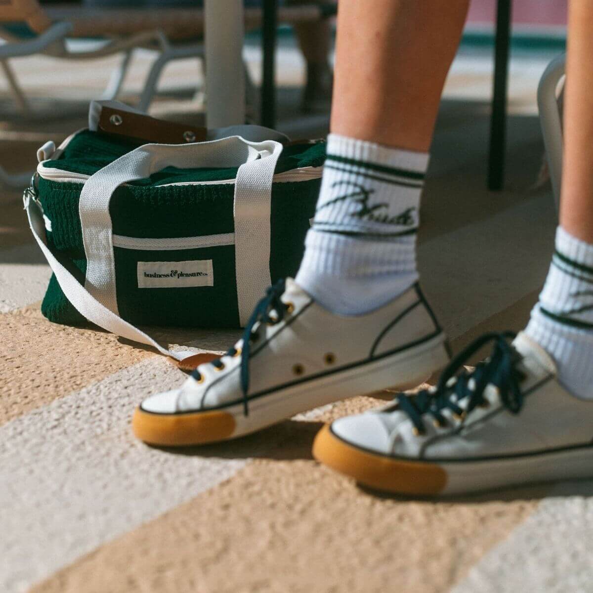 P.F. Flyers All-American Clubhouse Low-Top Sneaker, Alternate, color, Sand-Sapphire