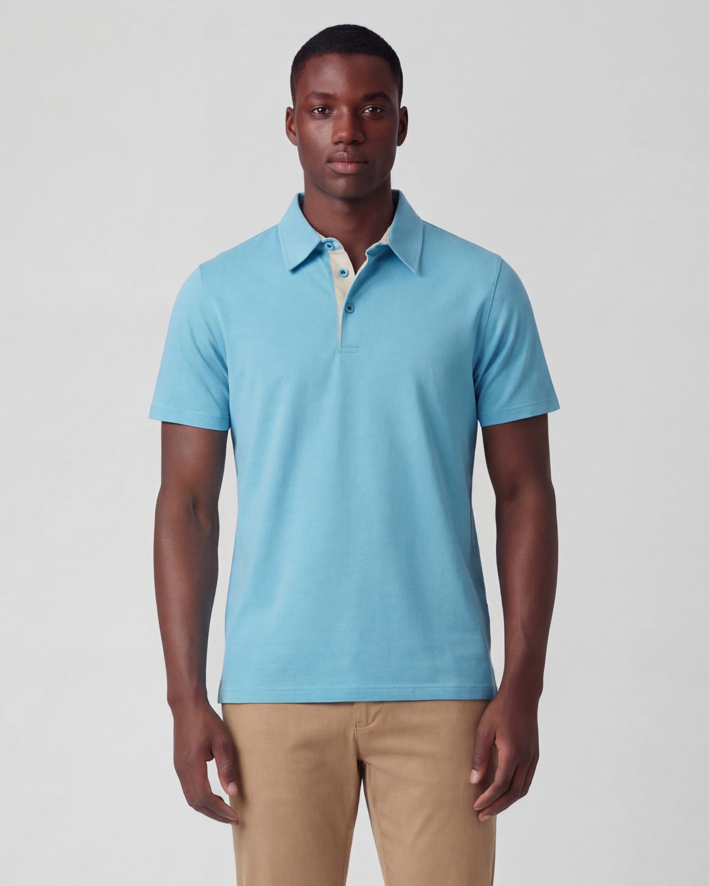 Mens Knit Polo