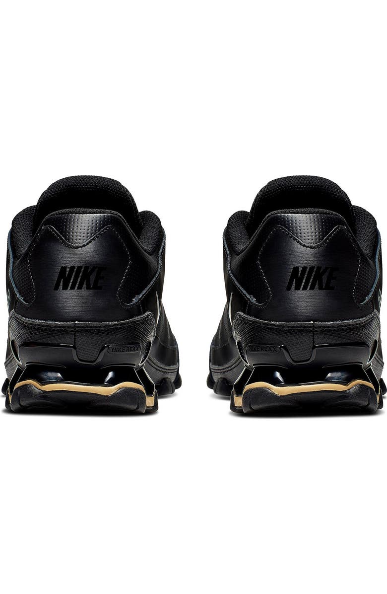 Nike Reax 8 Training Mesh Sneaker, Alternate, color, Black/ Metallic Gold