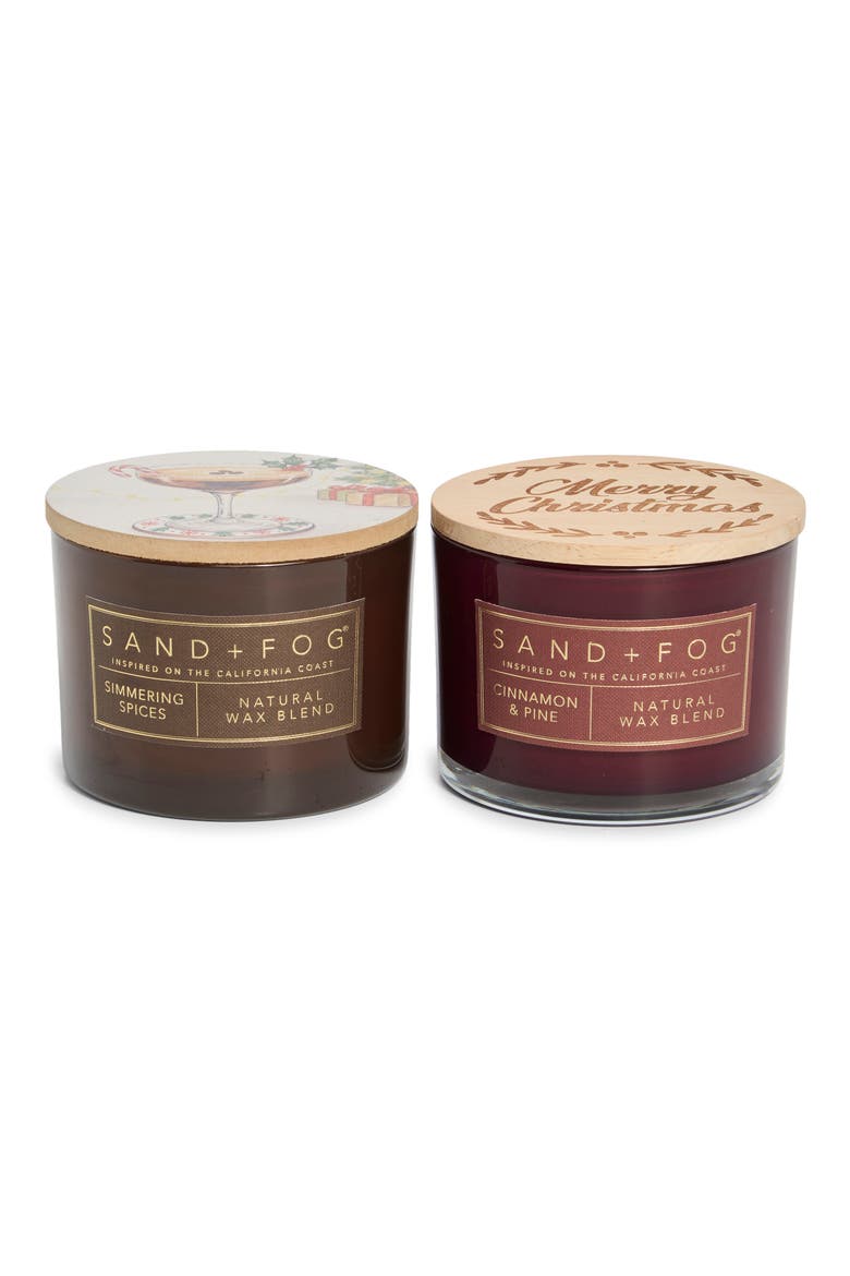 Espresso Martini Set of 2 Christmas Candles, Main, color, MULTI