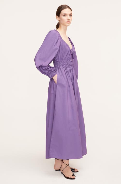 REBECCA TAYLOR REBECCA TAYLOR POPLIN SMOCKED WAIST DRESS