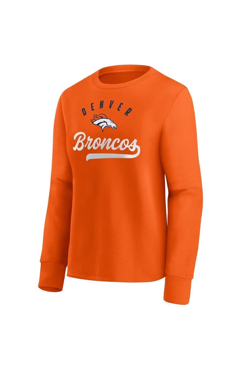 FANATICS Women's Fanatics Branded Orange Denver Broncos Ultimate Style Pullover Sweatshirt, Alternate, color,