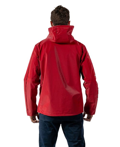 Woodpecker Wind Rain Shell Jacket In Red
