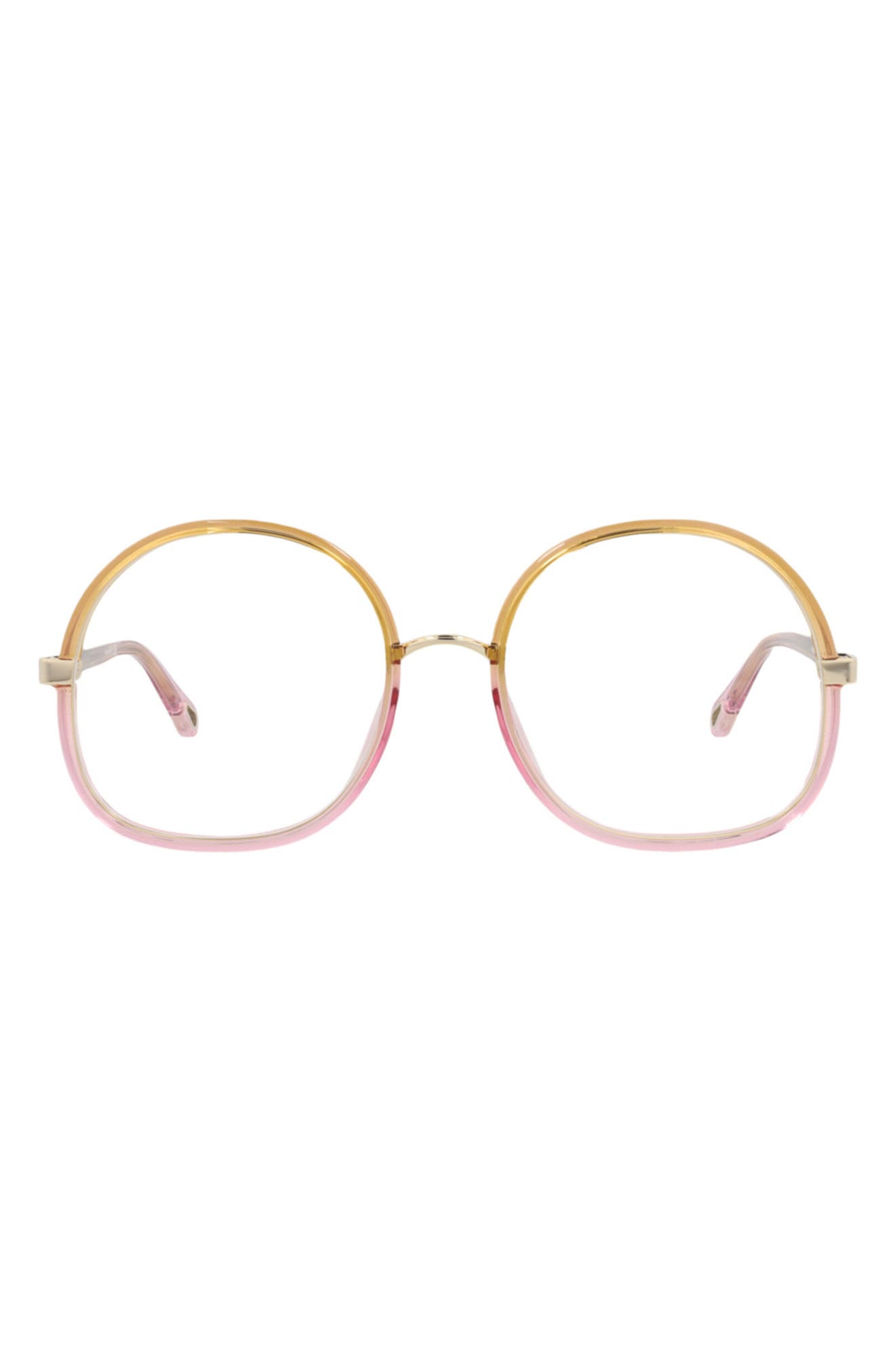 Chloé 55mm Round Optical Glasses