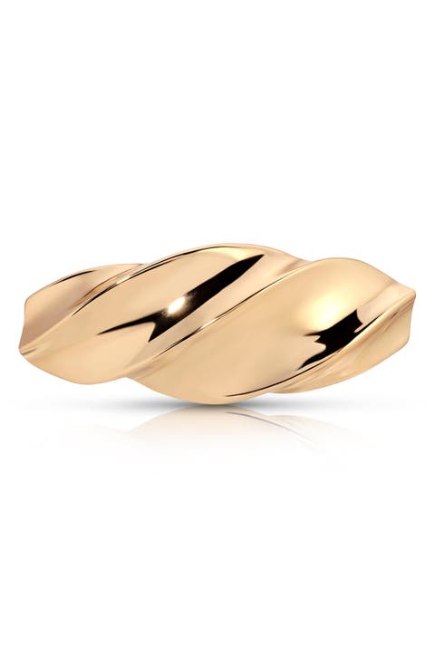 Golden Twist Barrette