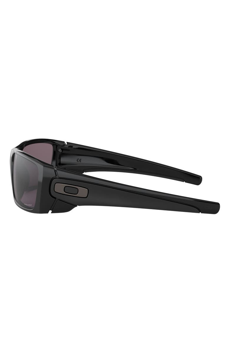 Oakley Fuel Cell 60mm Prizm<sup>™</sup> Rectangular Wrap Sunglasses, Alternate, color, Black