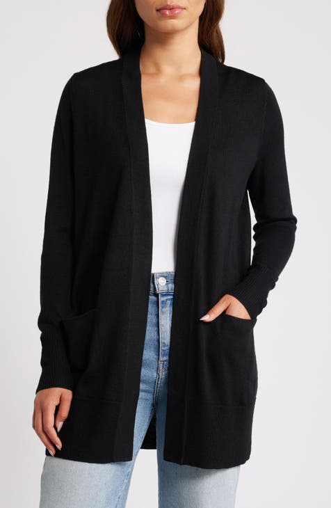 Ladies cardigan sweaters with pockets best sale