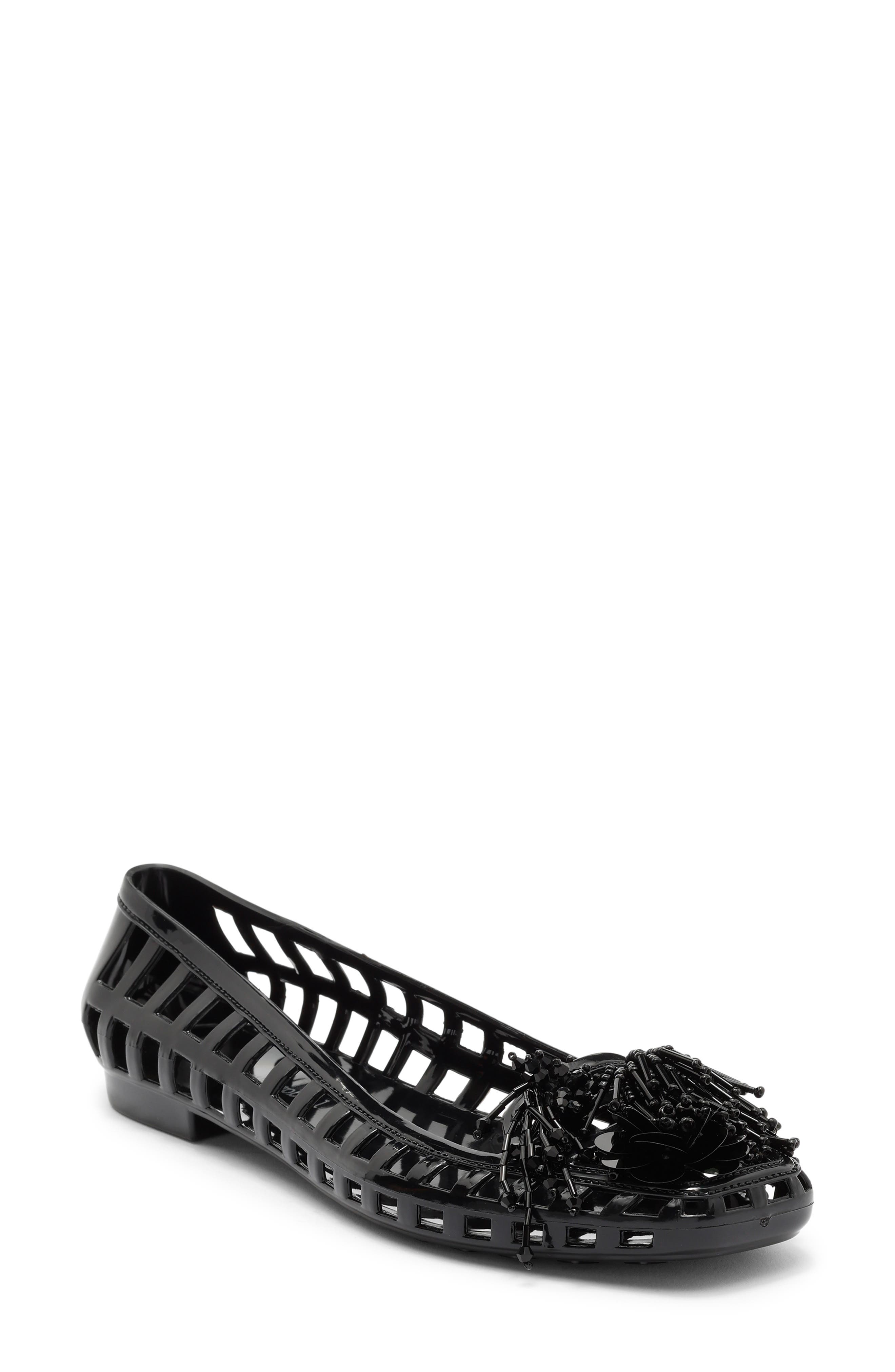 Jeffrey Campbell Danceteria Flat, Main, color, Black Combo
