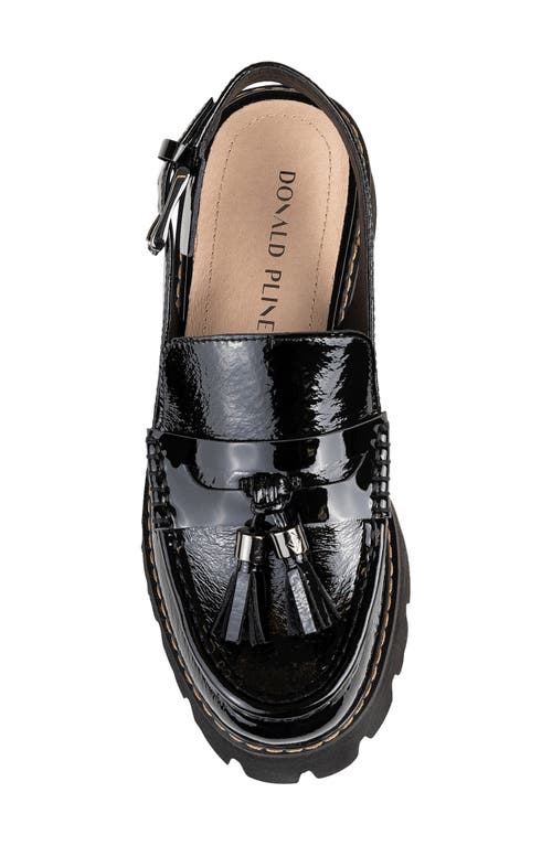 Donald Pliner Marshaci Platform Slingback Loafer In Black