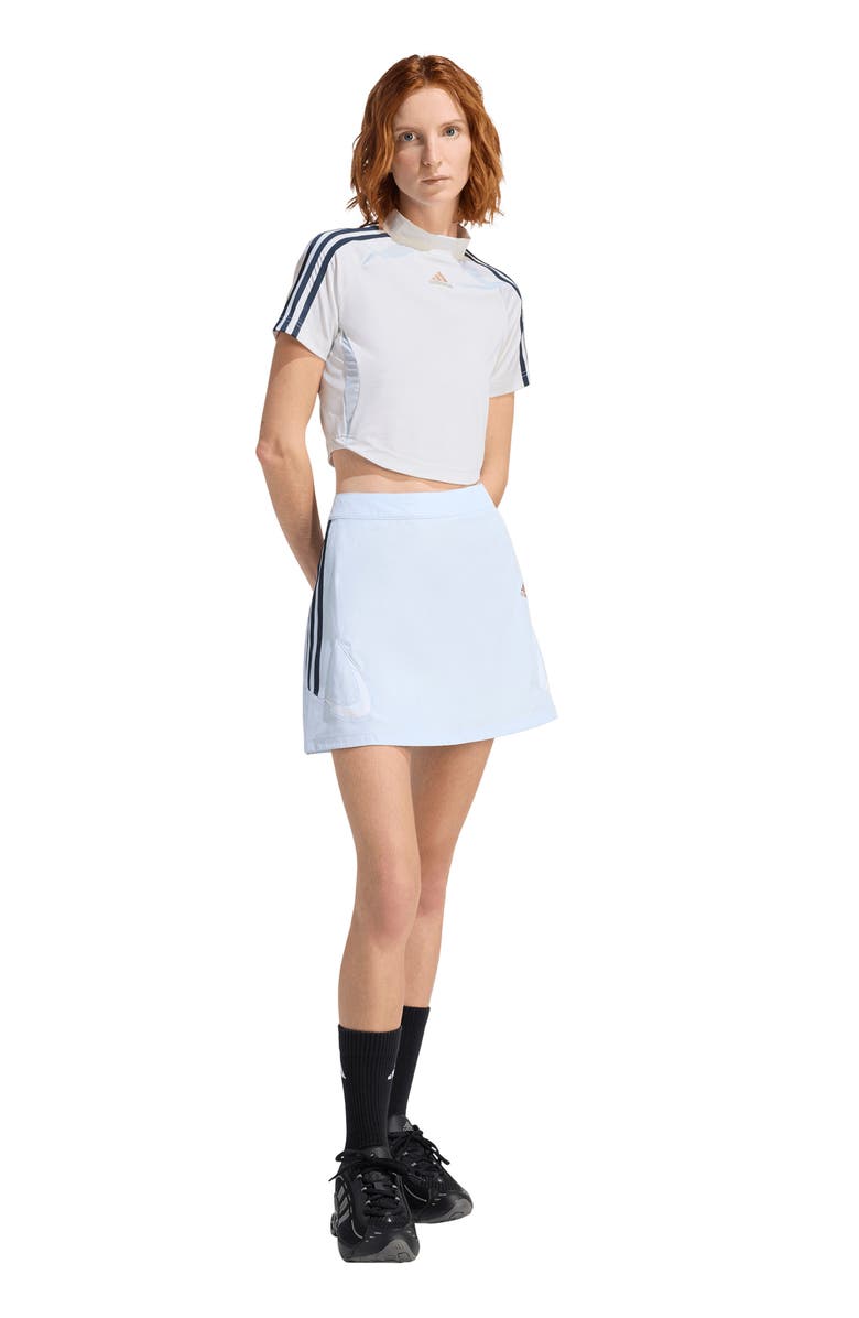 adidas Originals Teamgeist Baby Tee, Alternate, color, White/ Aurora Ink/ Crystal Sky