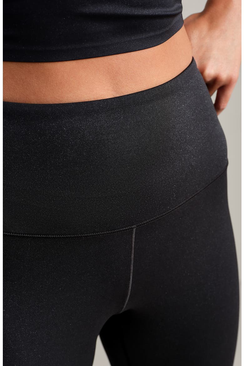 Shimmer Ankle Leggings, Alternate, color, PURE BLACK