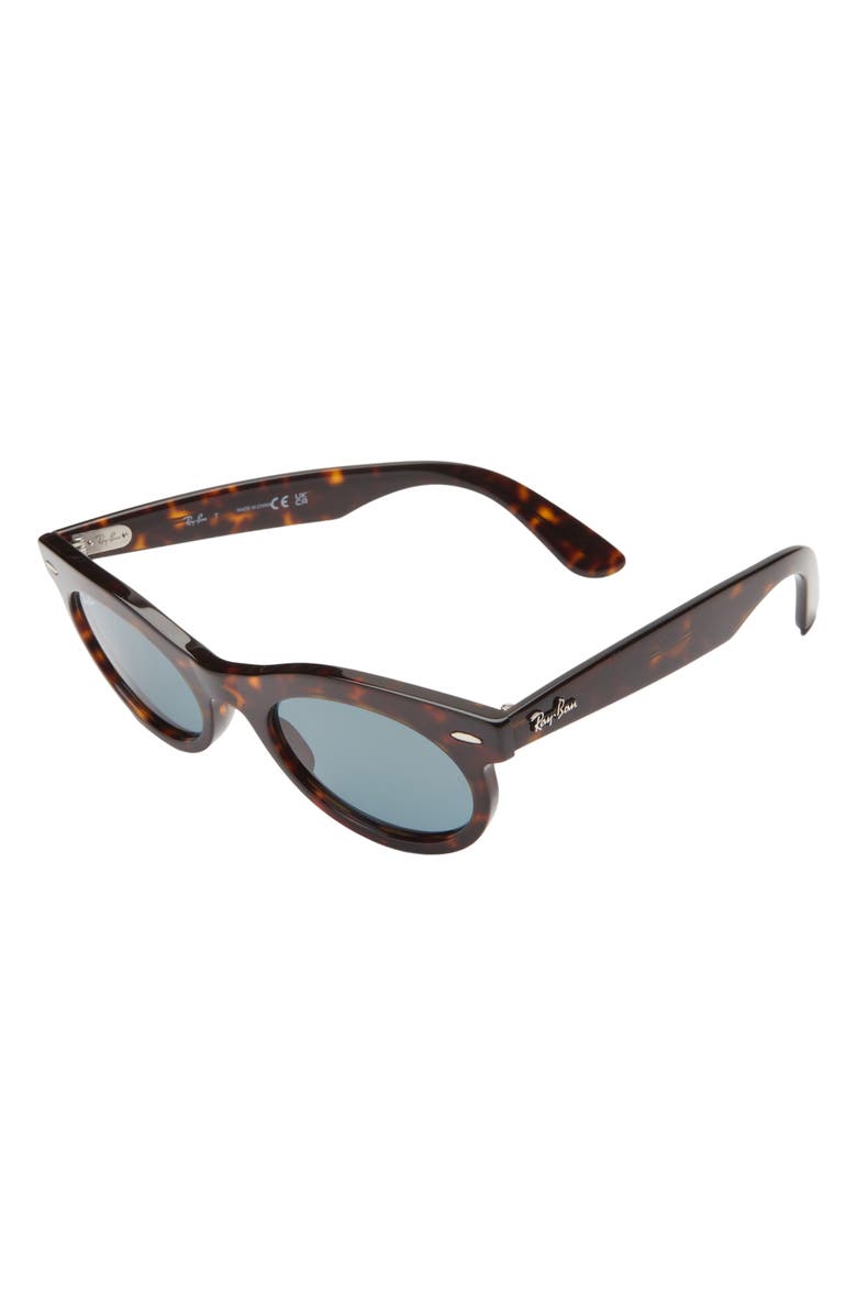 Ray-Ban Wayfarer 50mm Oval Sunglasses, Alternate, color, Gunmetal Tort