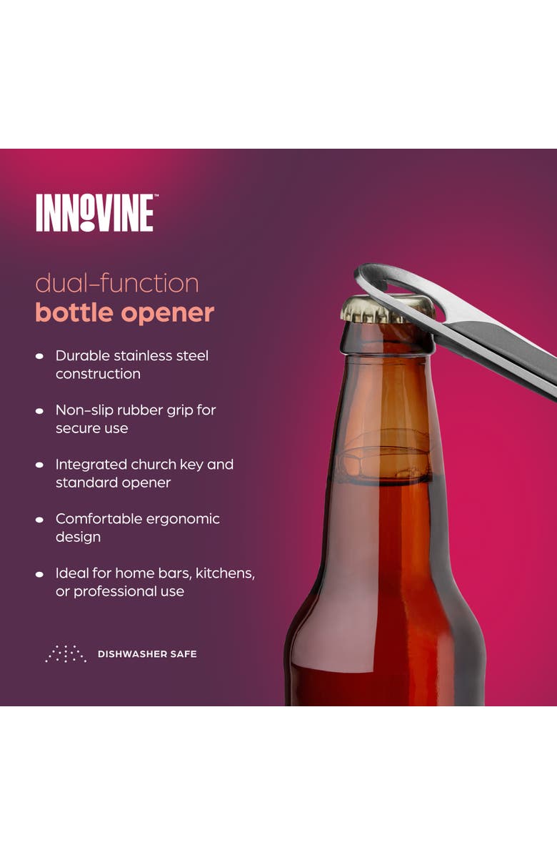 Innovine Dual-Function Bottle Opener, Alternate, color, Silver