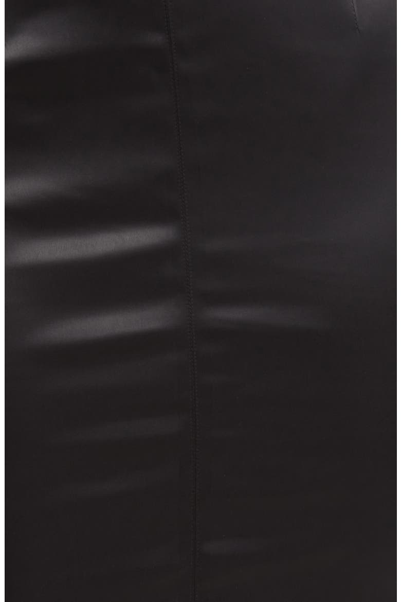 Satin Corset Dress, Alternate, color, BLACK