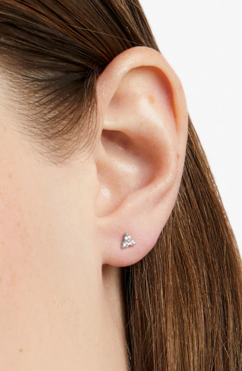 Ana Luisa Small Stud Earring - Zara, Alternate, color, Silver