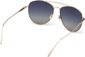 TOM FORD Milla 59mm Gradient Aviator Sunglasses | Nordstromrack display picture 1