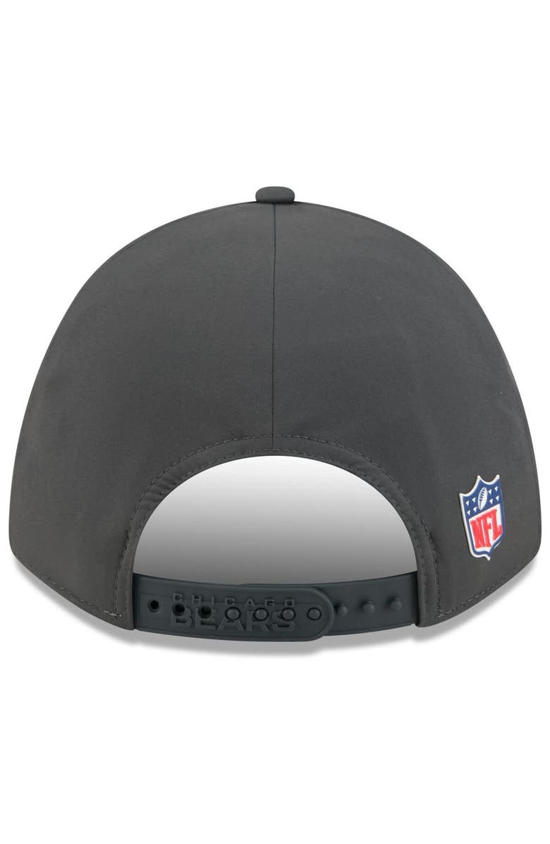 New Era Men's New Era Charcoal Chicago Bears 2025 Sideline Cold Weather 9FORTY M-Crown Adjustable Hat, Alternate, color, 