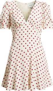Reformation Naira Puff Sleeve Minidress