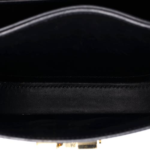 Pre-owned Hermes Hermes Mosaique Au 24 Bag Box Calf Mini In Black