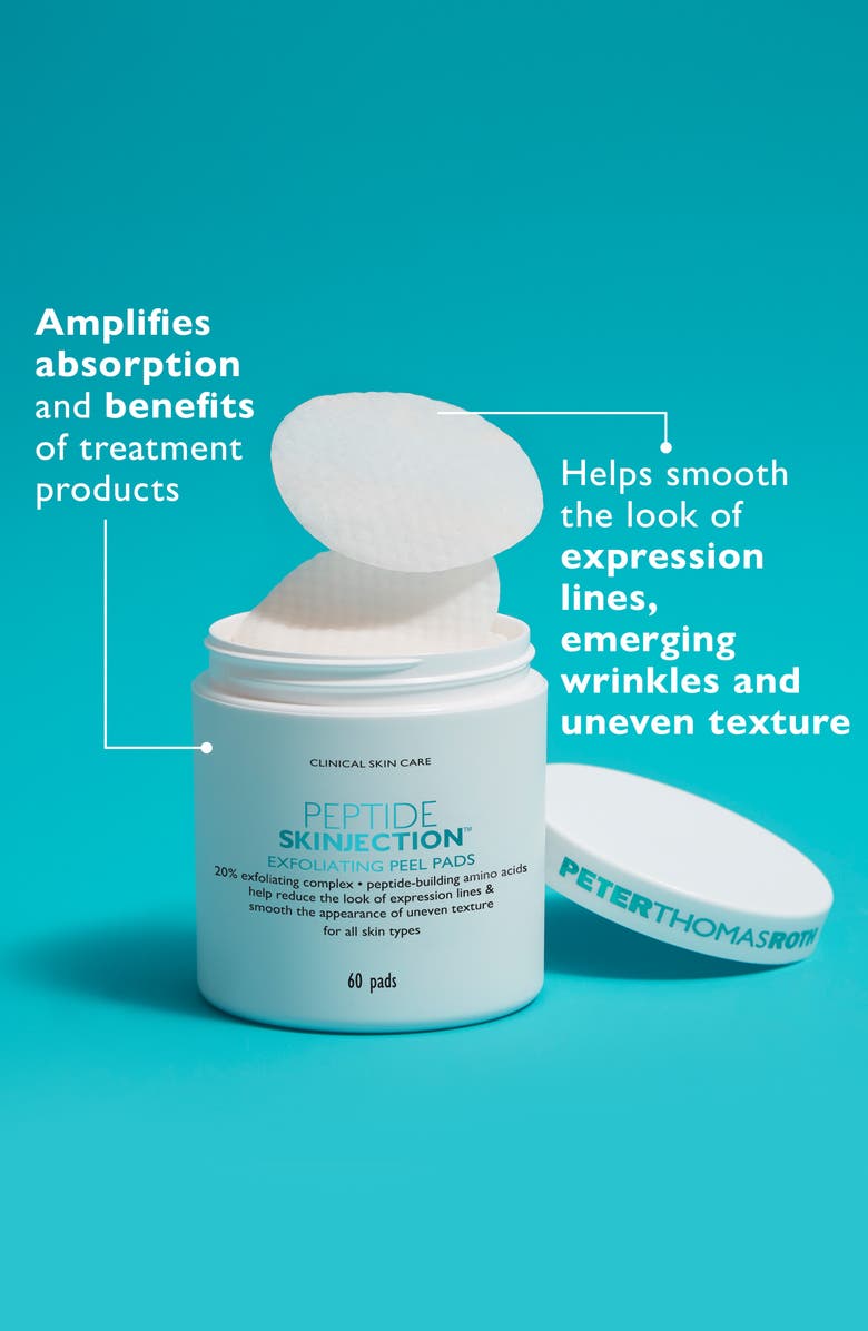 Peter Thomas Roth Peptide Skinjection Exfoliating Peel Pads, Alternate, color, 