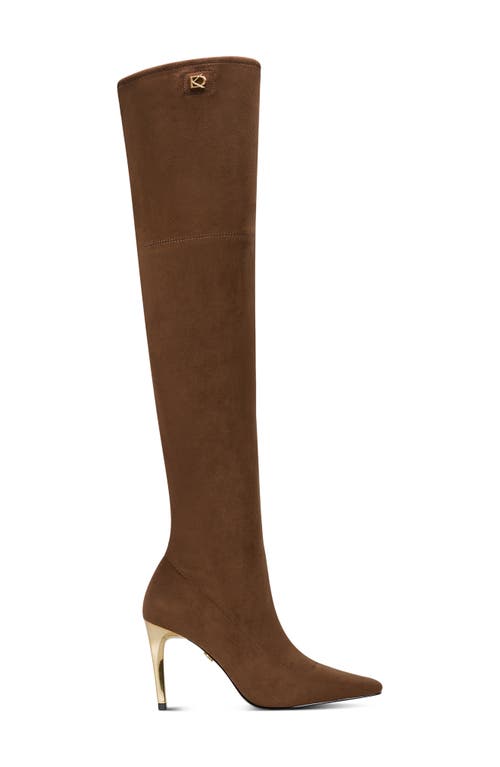 Donna Karan New York Shanae Over The Knee Boot In Animal Print