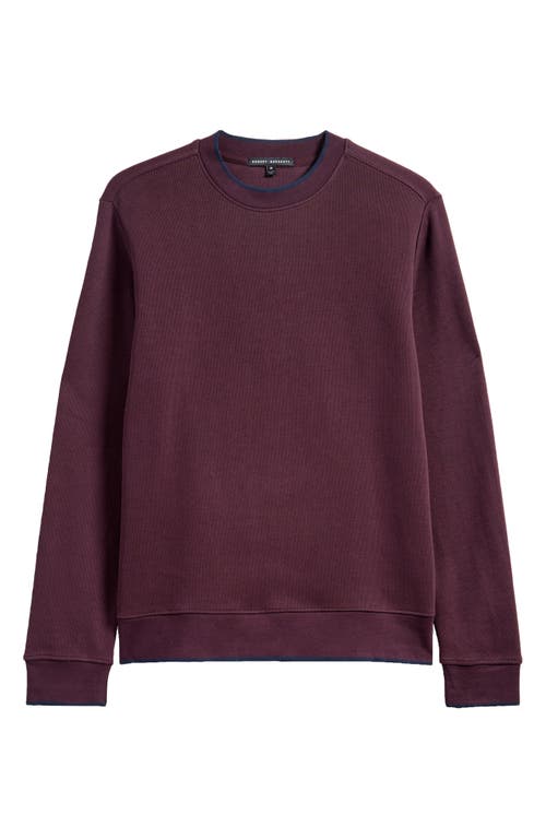 Robert Barakett Birch Hill Tipped Sweatshirt In Red