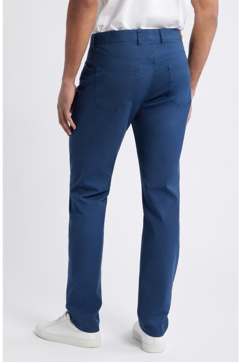 Crown Comfort Signature Sateen Five-Pocket Pants, Alternate, color, WASHED NAVY