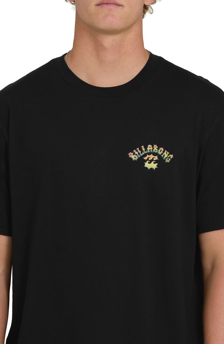 Billabong Nanda Ormond Occy Premium Graphic T-Shirt, Alternate, color, Black