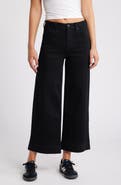 1822 Denim Release Hem High Waist Wide Leg Jeans