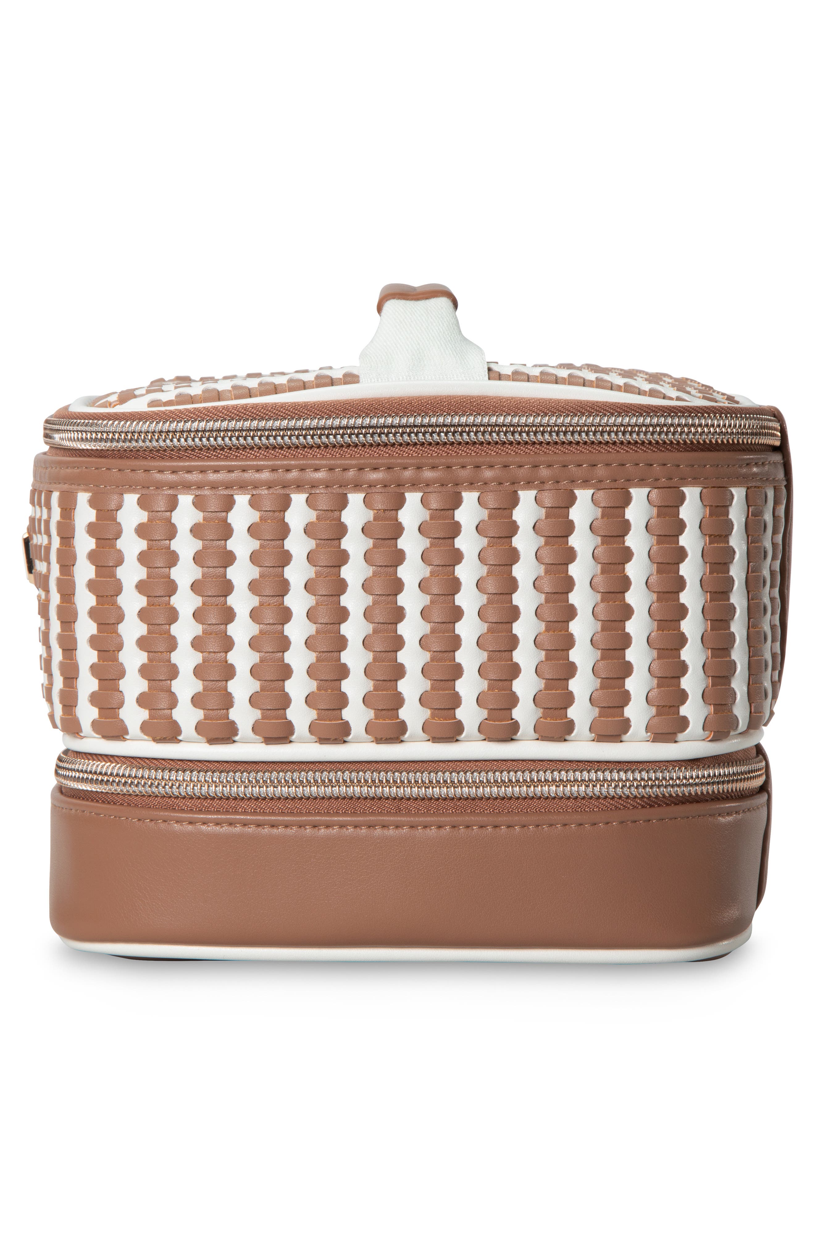 Jenny Train Case, Alternate, color, BROWN