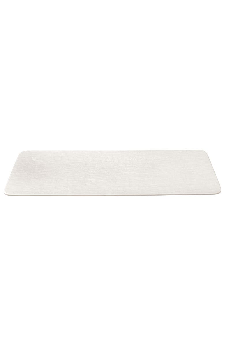 Villeroy & Boch Manufacture Rock blanc Rectangular Serving Plate, Alternate, color, White