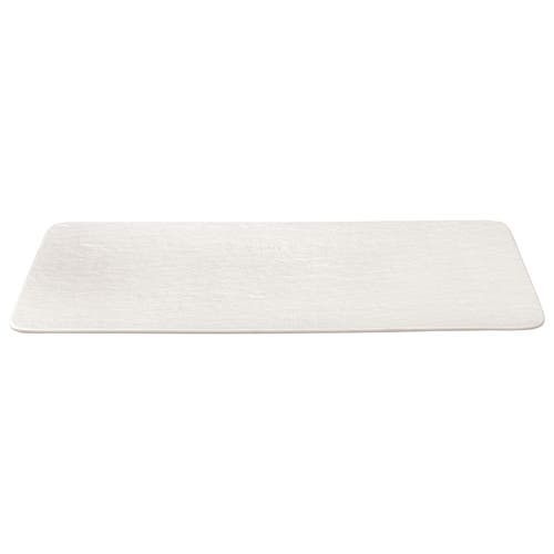 Villeroy & Boch Manufacture Rock Blanc Rectangular Serving Plate In White