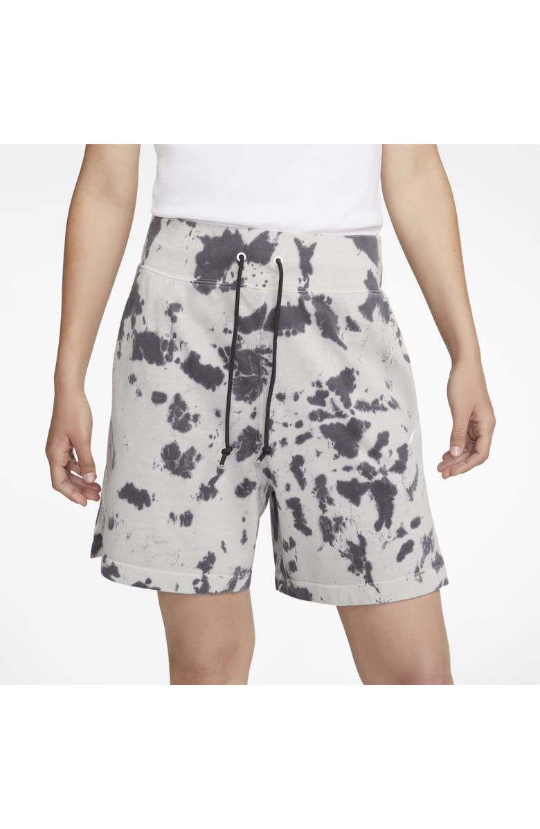 Nike High Waist Cloud Dye Cotton Shorts, Alternate, color, 