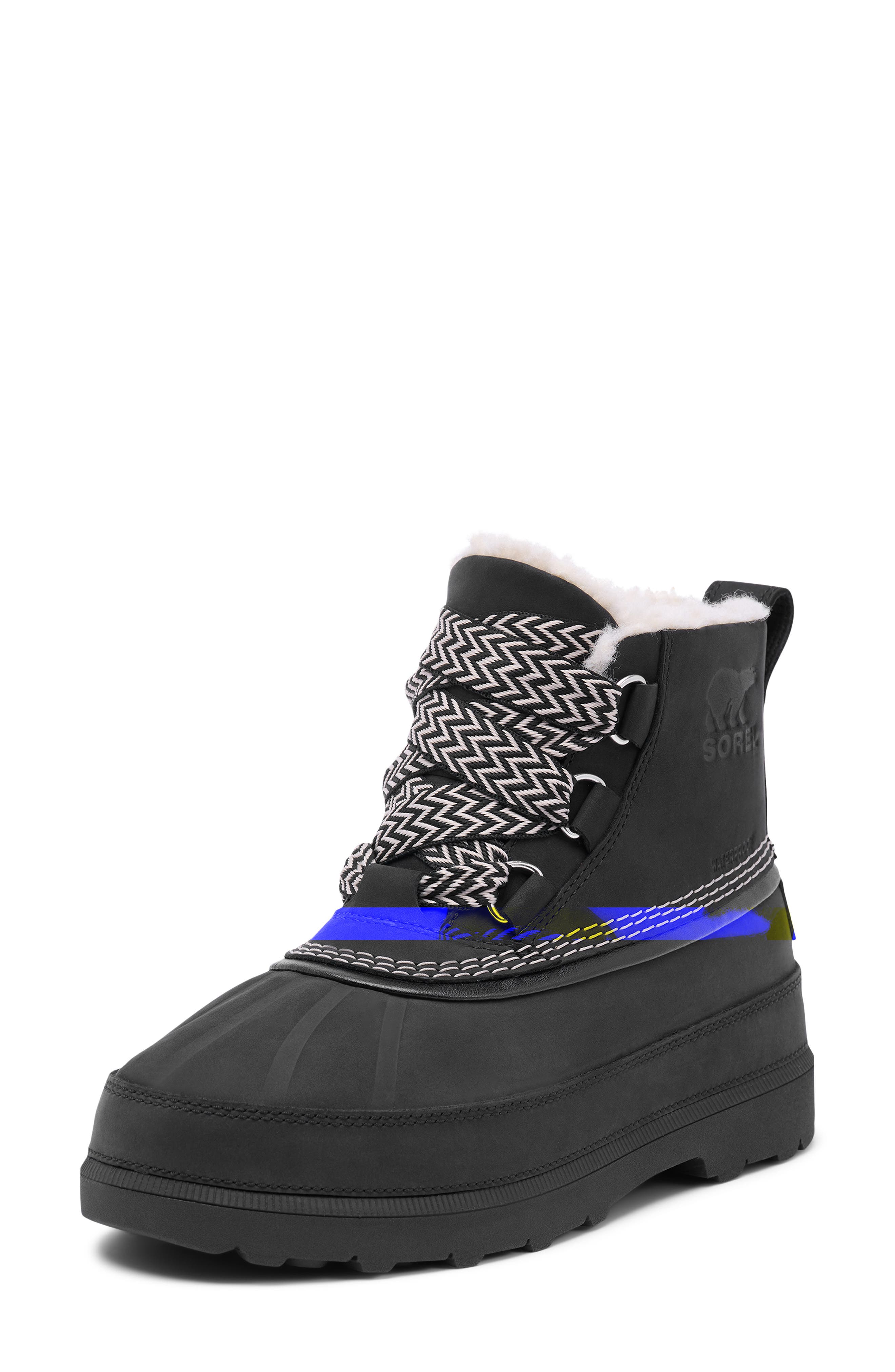 Ambler Fireside Waterproof Chukka Boot, Alternate, color, BLACK/ DARK STONE