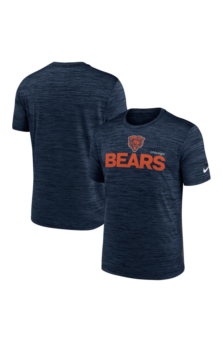 Nike Men's Nike Navy Chicago Bears Blitz Velocity Modern Performance T-Shirt, Alternate, color,