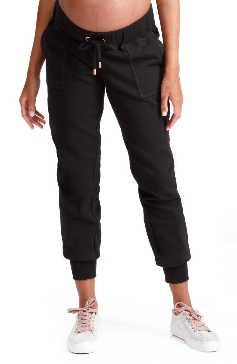 Ingrid & Isabel<sup>®</sup> Knit Active Maternity Joggers, Main, color, 
