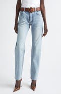 Saint Laurent Relaxed Straight Leg Jeans