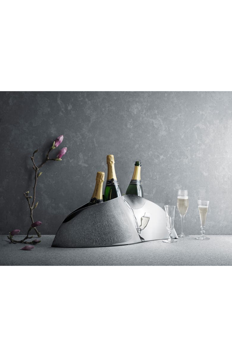 Georg Jensen Indulgence Grand Champagne Cooler, Alternate, color, Stainless Steel