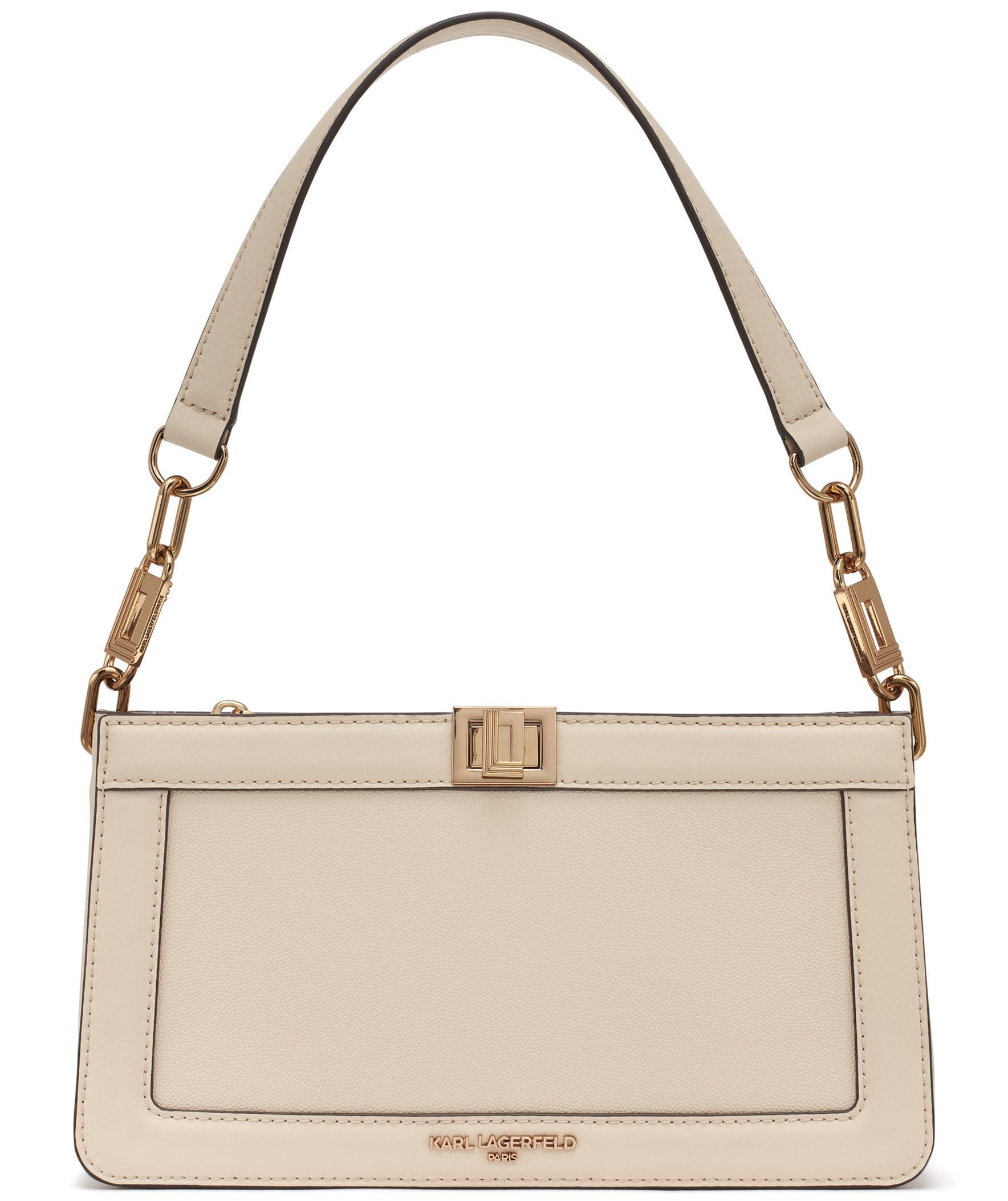 KARL LAGERFELD PARIS Ivette Shoulder, Main, color, Brie