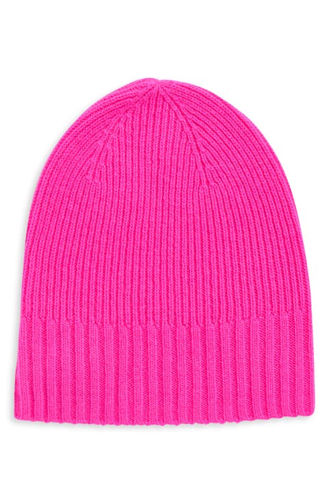 Rib Cashmere Beanie