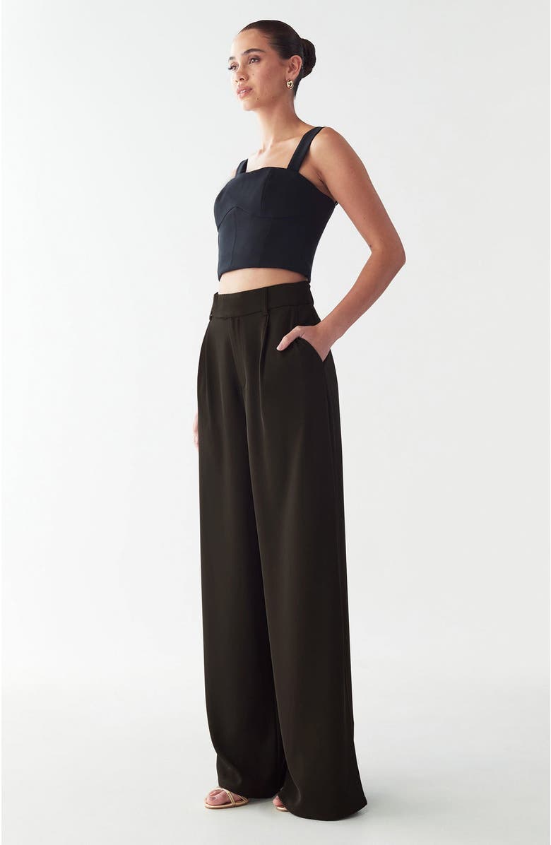 BWLDR Belinda Pants, Alternate, color, Chocolate