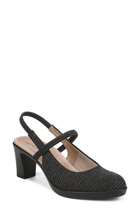 Evoke Slingback Mary Jane Platform Pump (Women)
