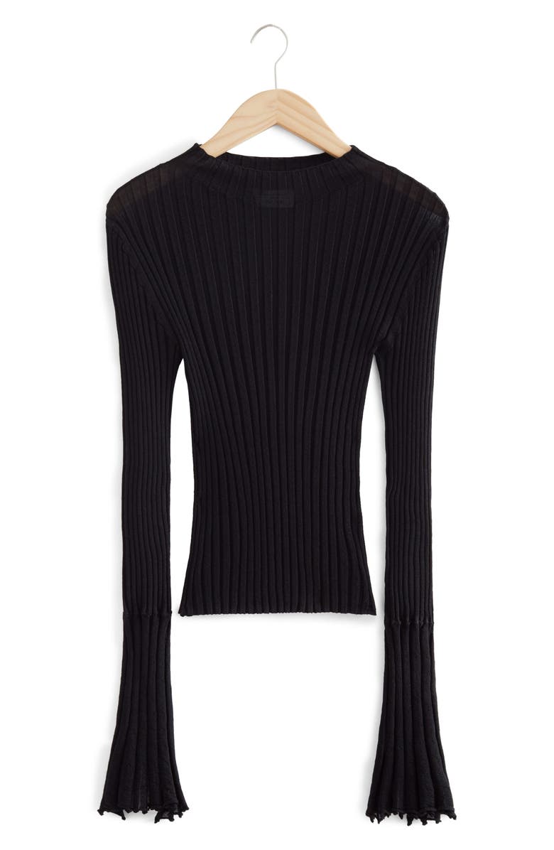 & Other Stories Long Sleeve Rib Sweater, Main, color, 