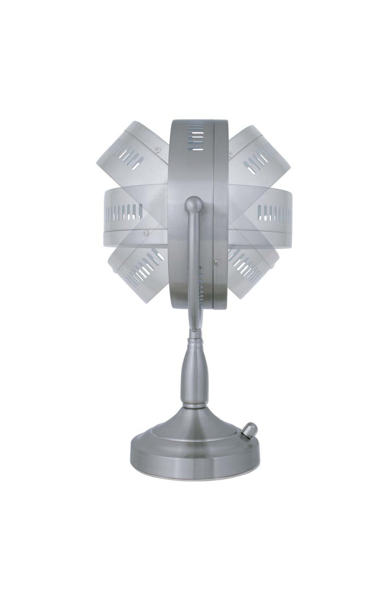 Zadro Lighted Makeup Mirror with 8X/1X Magnifications, Alternate, color, Satin Nickel