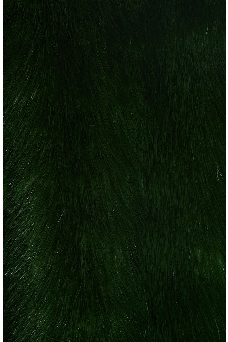 Faux Fur Coat, Alternate, color, EDEN